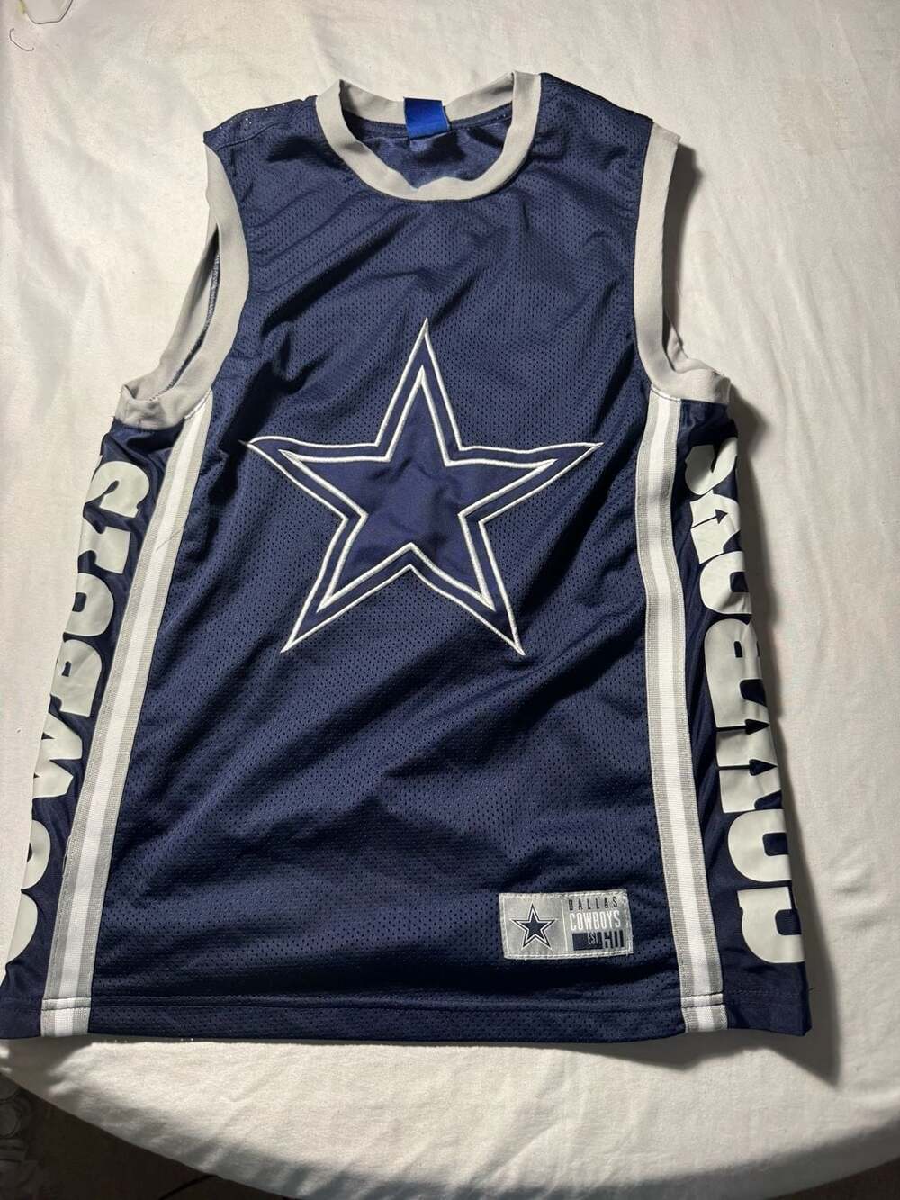 Ultra Game Dallas Cowboys NFL Mesh Tank Top Jersey